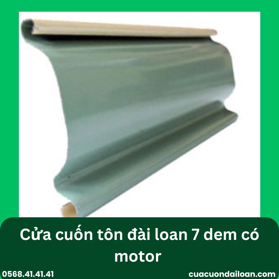 Cửa cuốn Đài Loan 7 dem giá rẻ