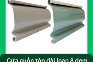 Cửa cuốn 8 dem kéo tay.