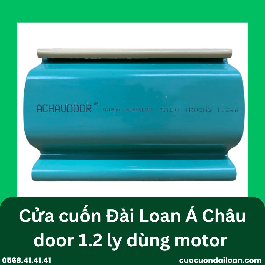 Cửa cuốn Á Châu door 1.2 ly dùng motor 