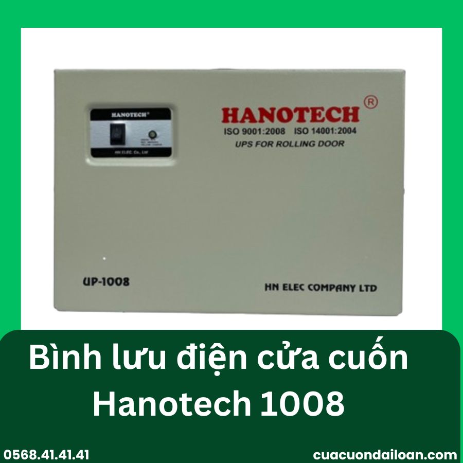 Bộ lưu điện cửa cuốn Hanotech 1008 