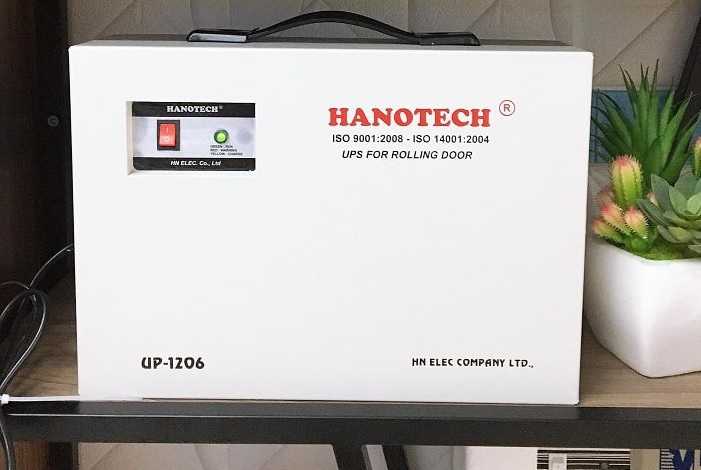 Bộ lưu điện cửa cuốn Hanotech 1206