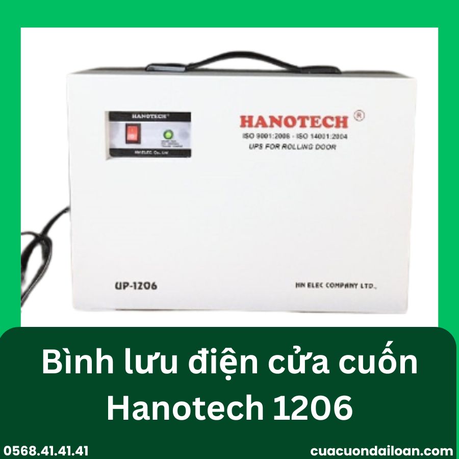 Bộ lưu điện cửa cuốn Hanotech 1206