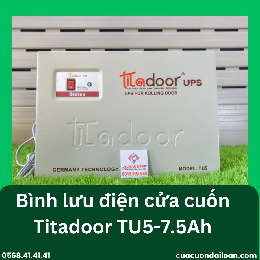 Bộ lưu điện cửa cuốn Titadoor TU5-7.5AH