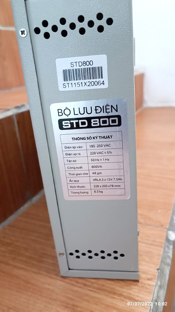 Mua bình lưu điện cửa cuốn Stardoor STD800 