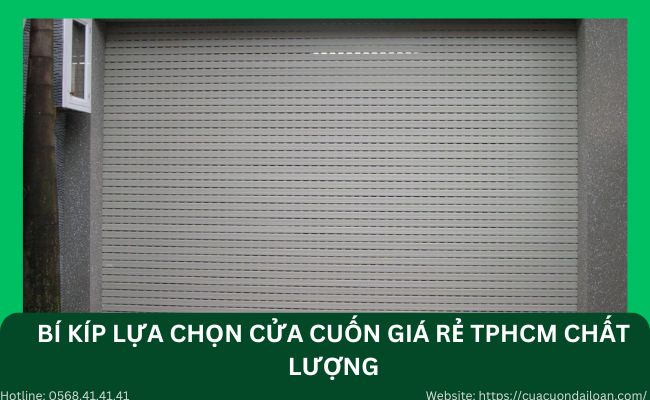 Tổng hợp cửa cuốn giá rẻ tại tp HCM